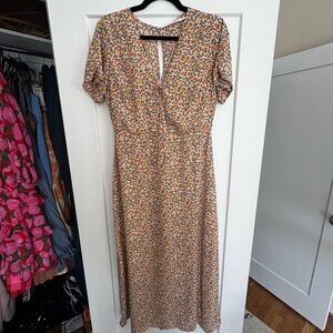 Floral Print Midi Dress